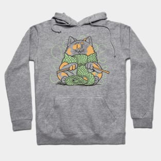 Cat animal knitting scarf Hoodie